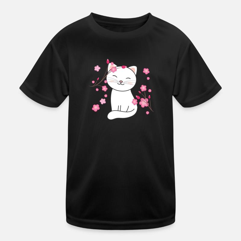 Chat animaux mignons pour enfants kawaii T-shirt sport Enfant