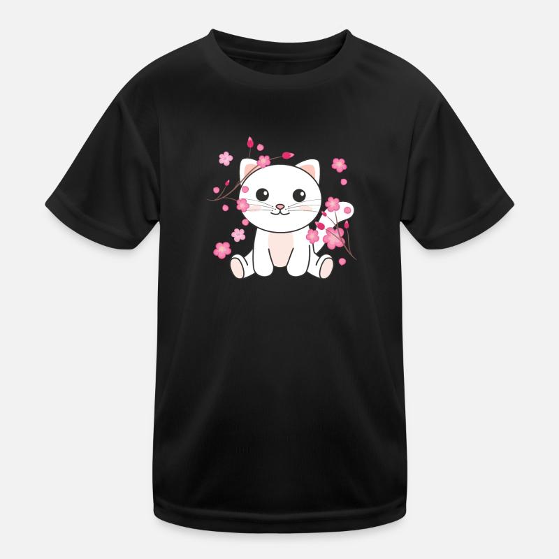 Chat animaux mignons pour enfants kawaii T-shirt sport Enfant