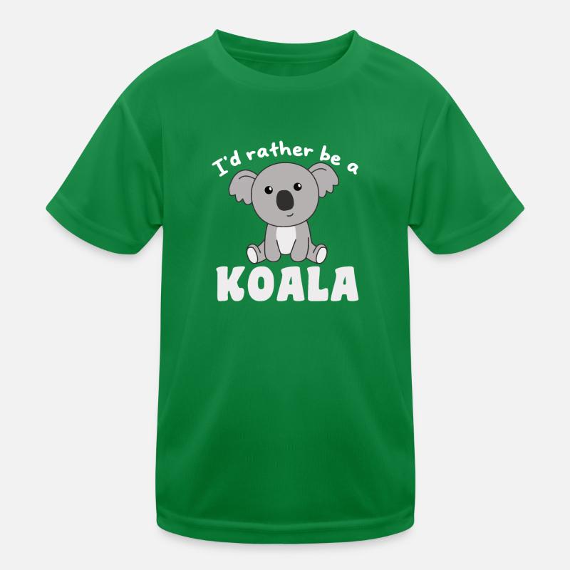 Ich wäre lieber eine Koala - süße Koala Kinder Funktions-T-Shirt