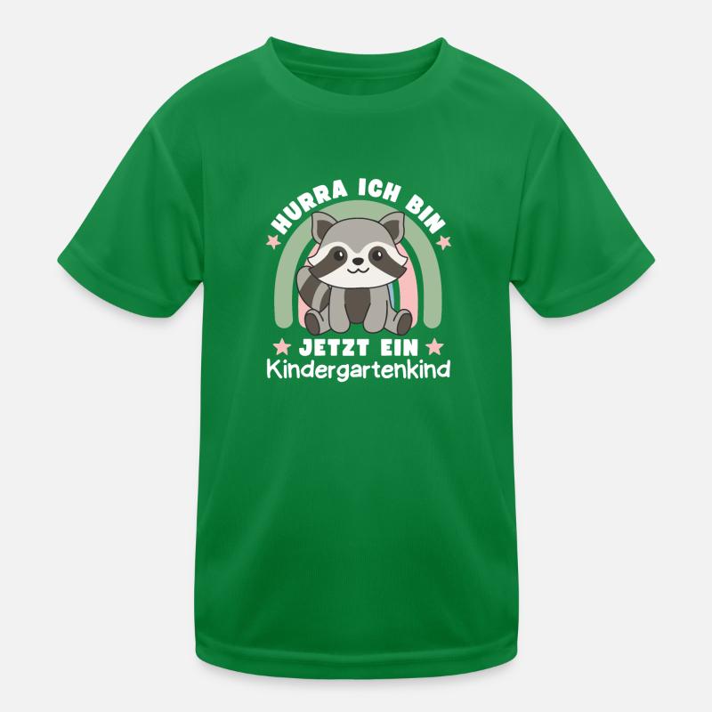 Hurra Ich Bin Jetzt Ein Kindergartenkind Kinder Funktions-T-Shirt