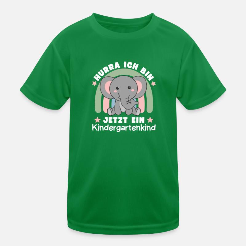 Hurra Ich Bin Jetzt Ein Kindergartenkind Kinder Funktions-T-Shirt