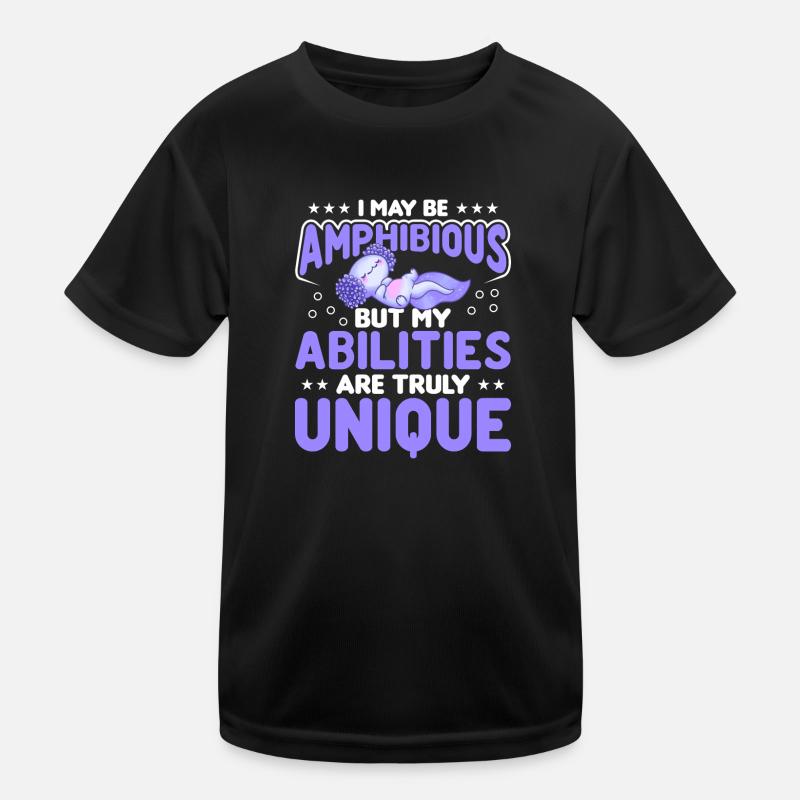 Axolotl Amphibien Salamander cute axolotl Kinder Funktions-T-Shirt