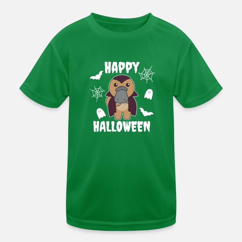 Ornithorynque Joyeux Halloween Mignon Costume de Vampire T-shirt sport Enfant