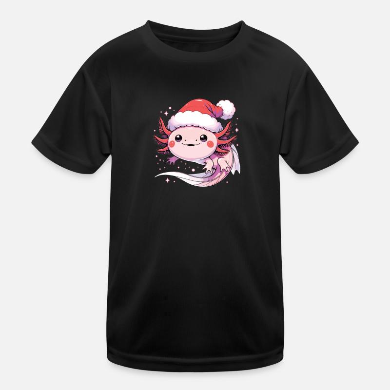Axolotl Noël Axolotls mignons Joyeux Noël T-shirt sport Enfant
