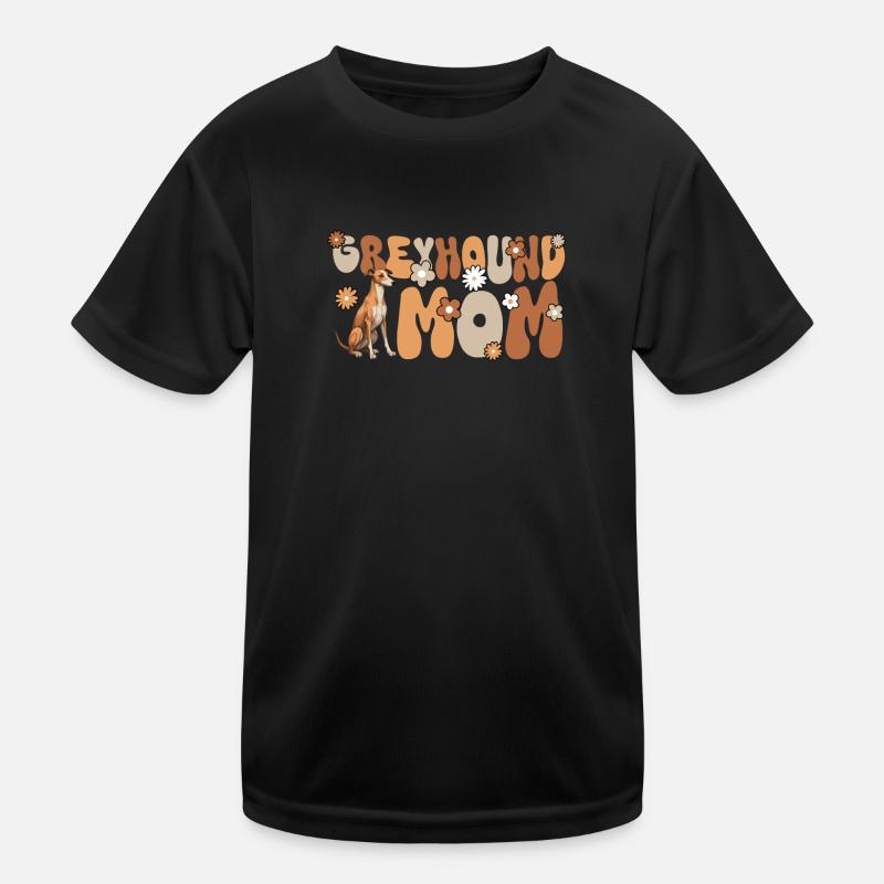 Greyhound Groovy Greyhound maman T-shirt sport Enfant