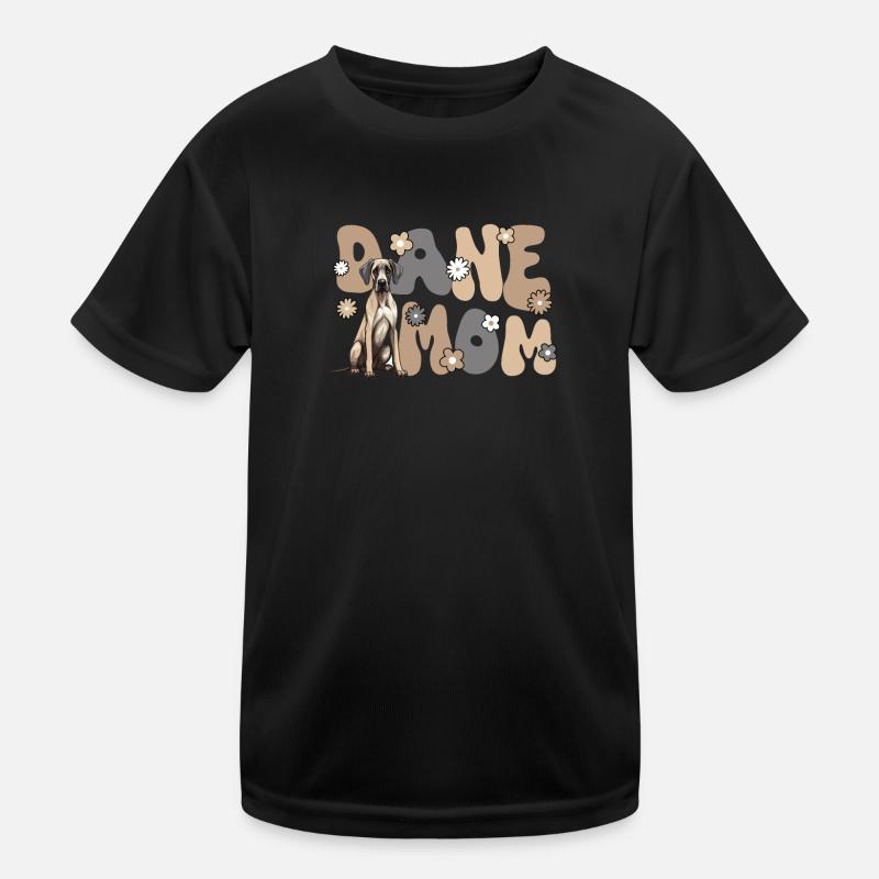 Dogue Allemand Groovy Dane Maman T-shirt sport Enfant
