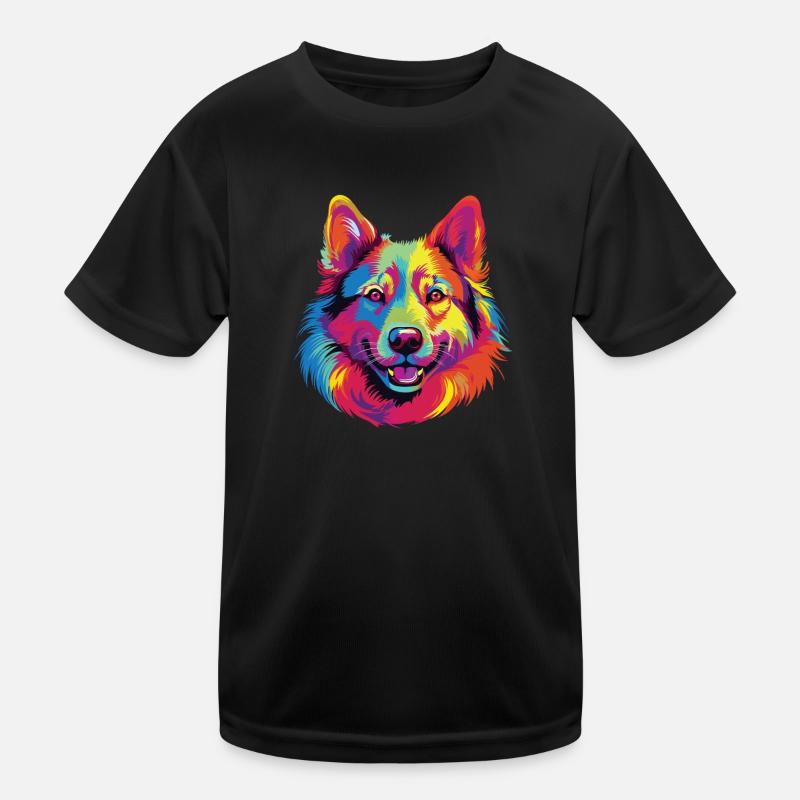 Aquarelle colorée norvégienne Boound T-shirt sport Enfant