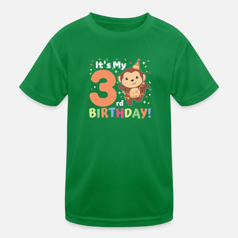 Singe pour les enfants de 3 ans de 3 ans T-shirt sport Enfant