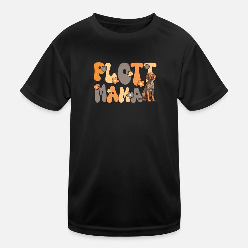 Plott Hound Groovy Plott Maman T-shirt sport Enfant