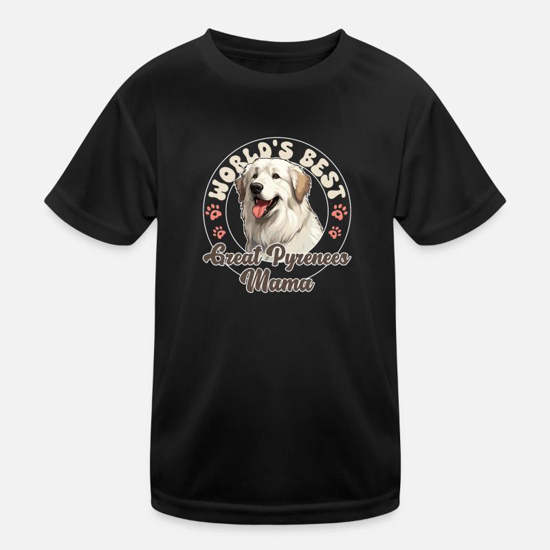 Bouvier des Pyrénées Grande Maman des Pyrénées T-shirt sport Enfant