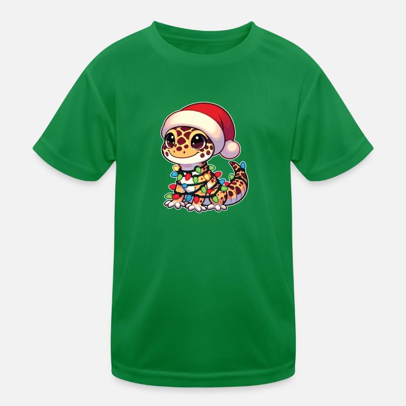 Fées de Noël Gecko léopard T-shirt sport Enfant