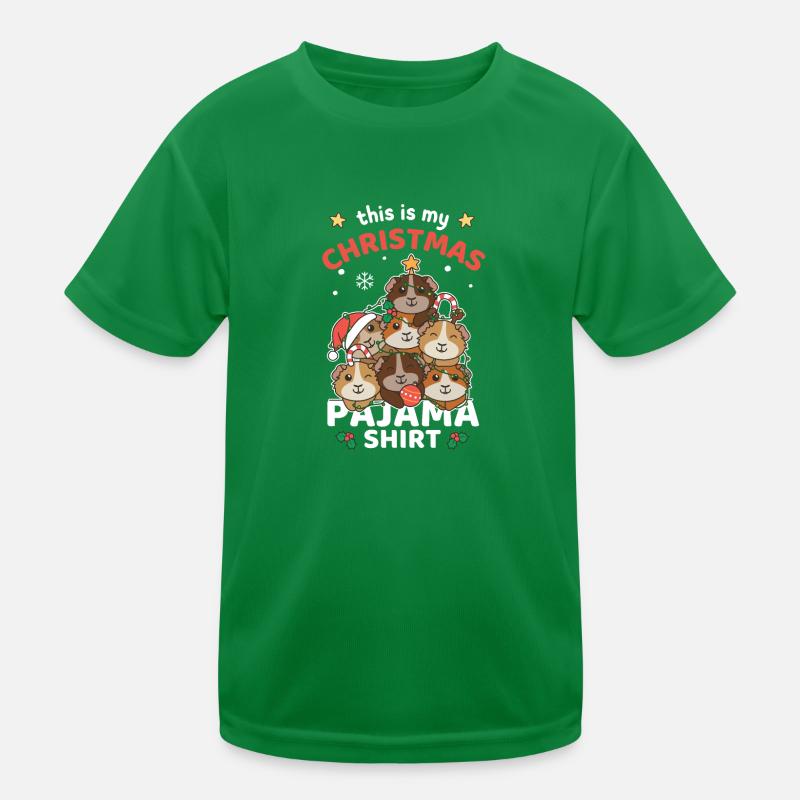 Pyjama de Noël Cochon d’Inde T-shirt sport Enfant