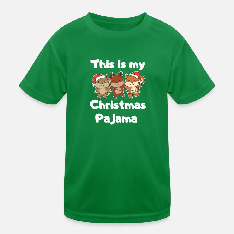 Pyjama de Noël Écureuil T-shirt sport Enfant