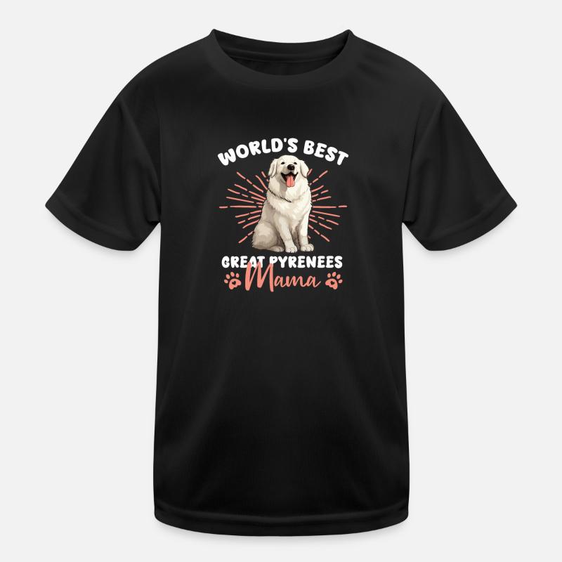 Bouvier des Pyrénées Grande Maman des Pyrénées T-shirt sport Enfant