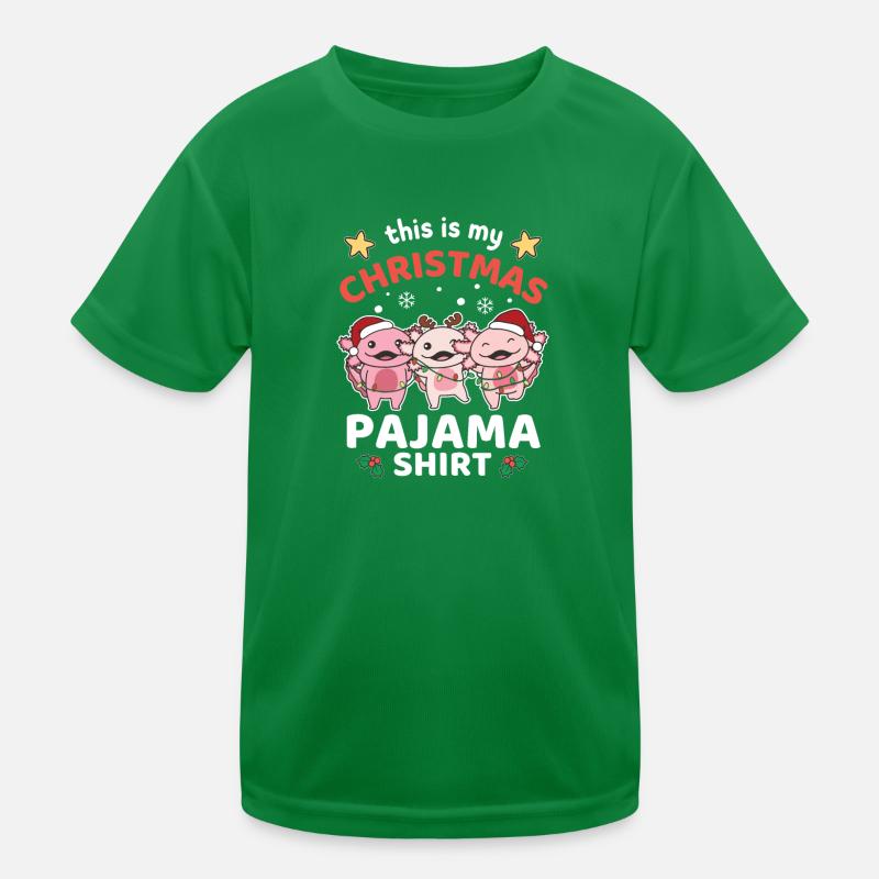 Pyjama de Noël Axolotl T-shirt sport Enfant