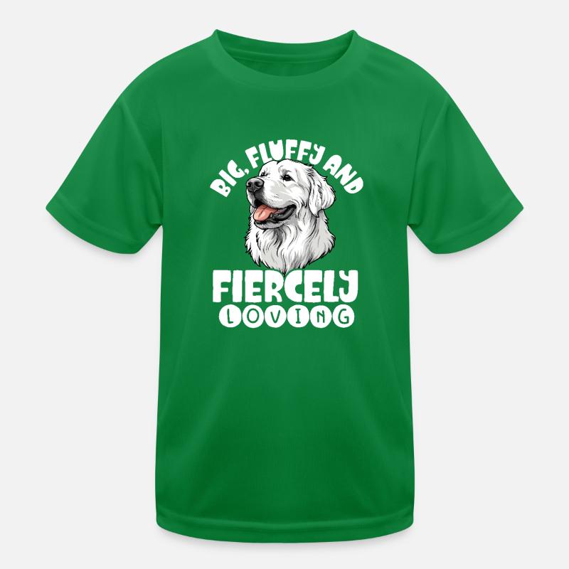 Bouvier des Pyrénées Great Pyrenees Big Fluffy T-shirt sport Enfant