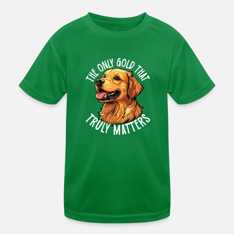 Golden Retriver : le seul qui compte vraiment T-shirt sport Enfant