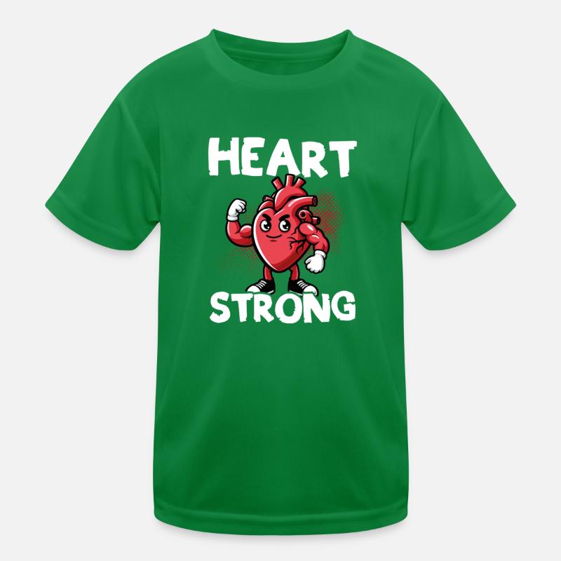 Liebe Dein Herz Red Ribbon Bewusstsein Kinder Funktions-T-Shirt