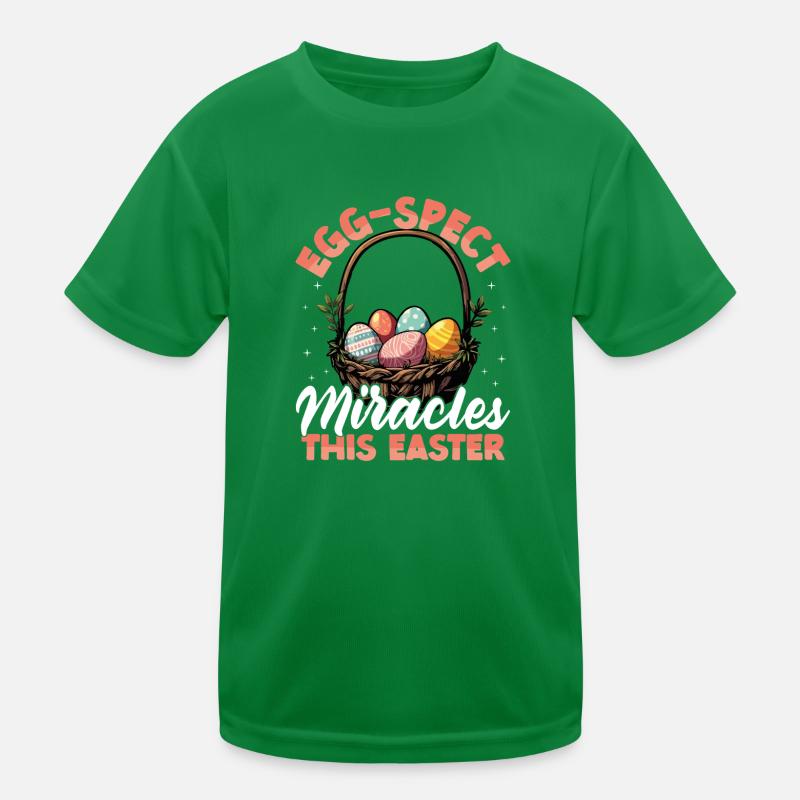 Des miracles de Specspespect pour Pâques mignons T-shirt sport Enfant