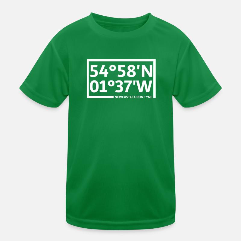 Coordonnées de Newcastle upon Tyne T-shirt sport Enfant