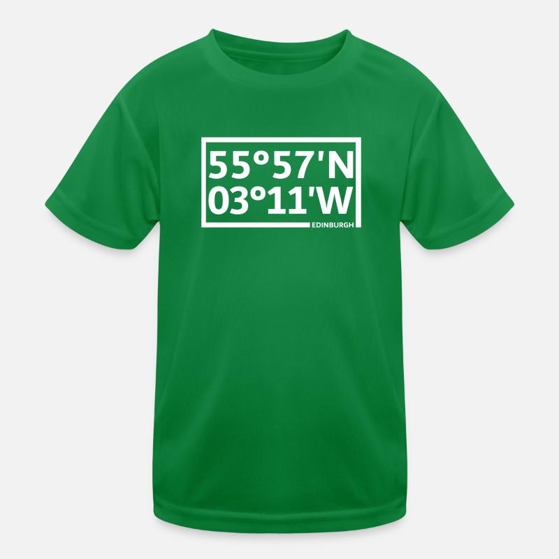 Edinburgh Coordinates Kids Functional T-Shirt
