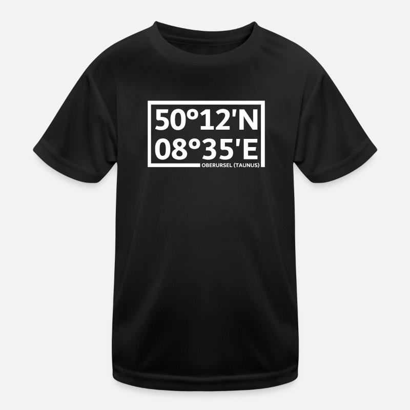 Oberursel (Taunus) coordinates Kids Functional T-Shirt