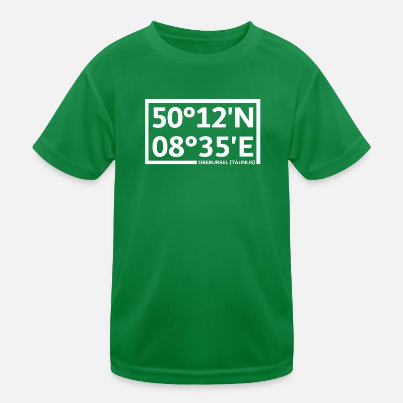 Oberursel (Taunus) coordinates Kids Functional T-Shirt