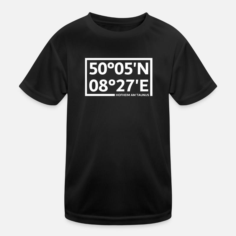 Hofheim am Taunus coordinates Kids Functional T-Shirt