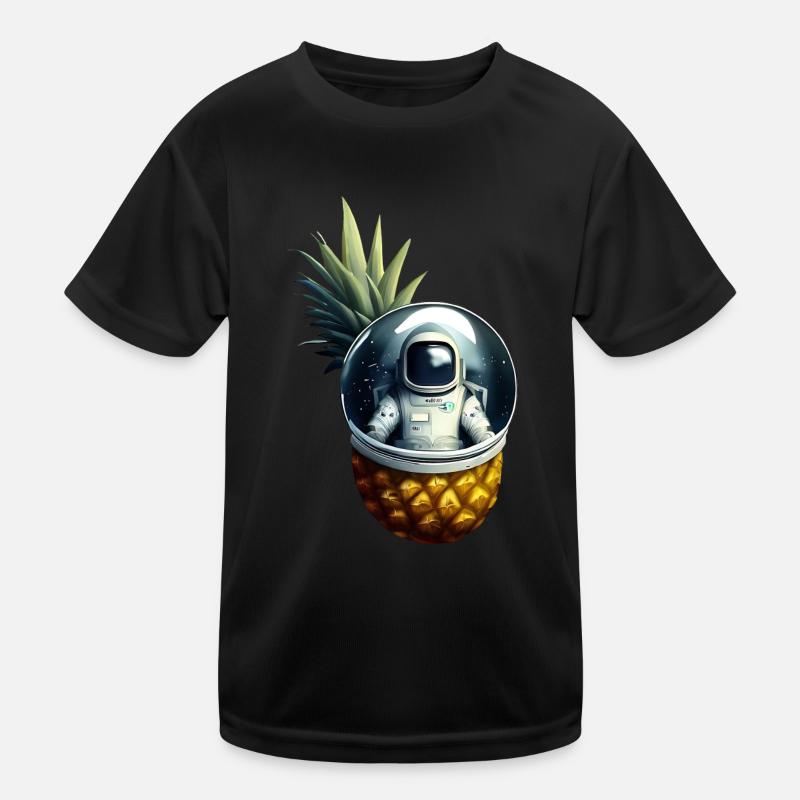 Astronaut in Ananas Kinder Funktions-T-Shirt