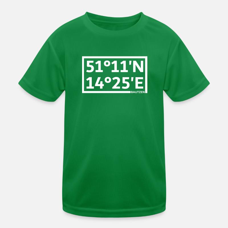 Bautzen coordinates Kids Functional T-Shirt