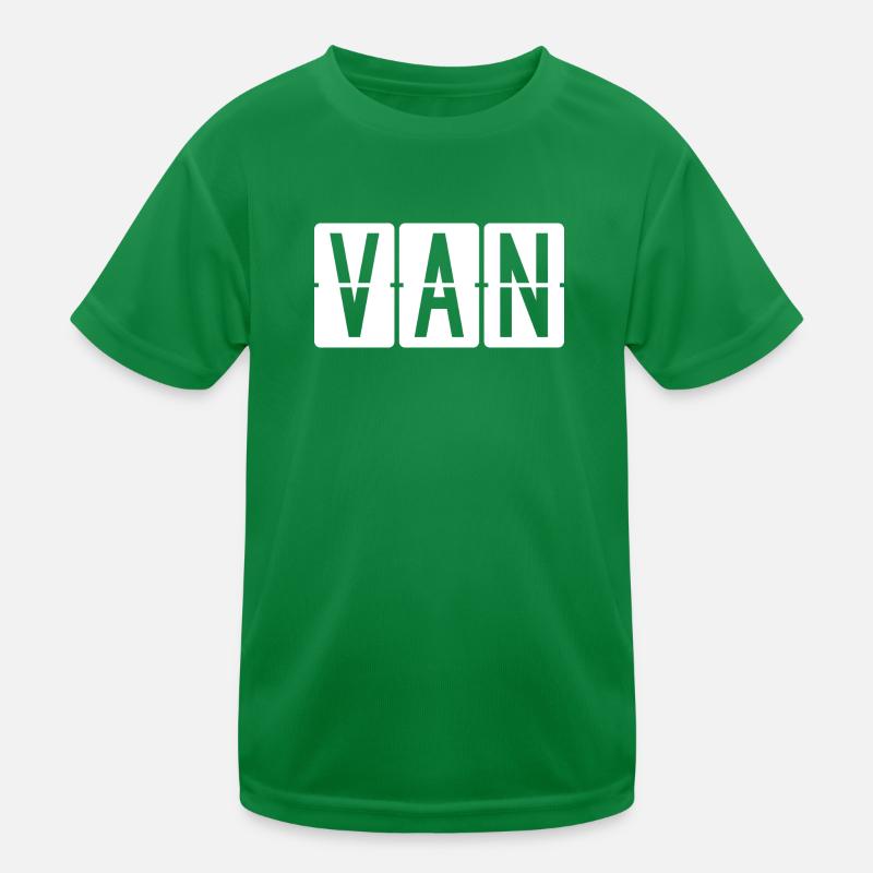 Van Flughafentafel Kinder Funktions-T-Shirt