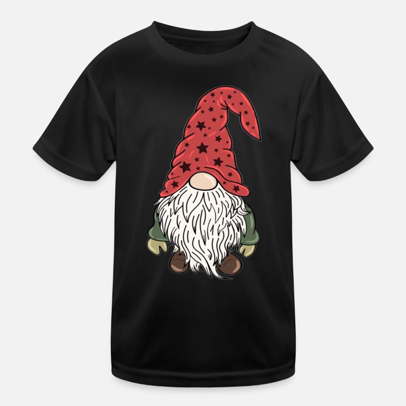 Gnom Christmas Elves Kids Functional T-Shirt