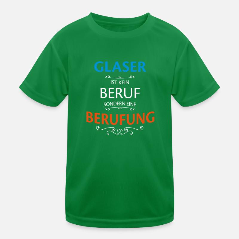 Glaser Beruf Kinder Funktions-T-Shirt