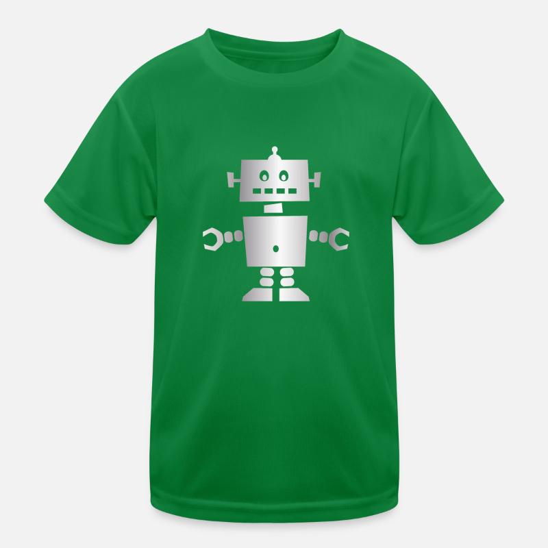 Roboter Kinder Funktions-T-Shirt