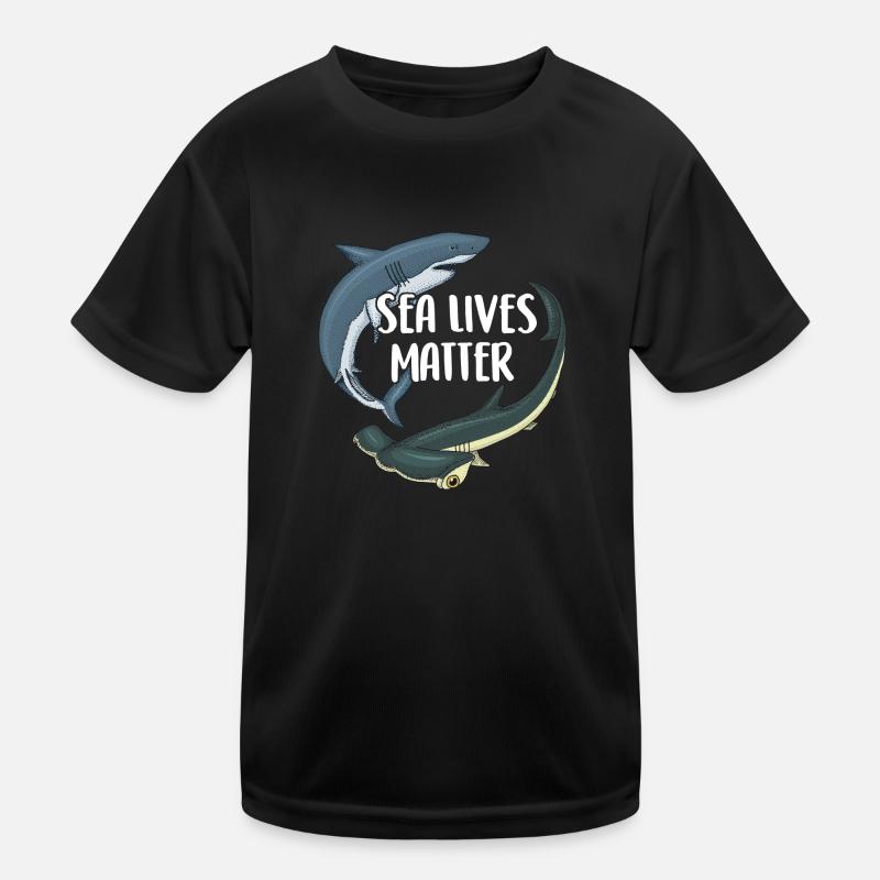Sauvez les requins T-shirt sport Enfant