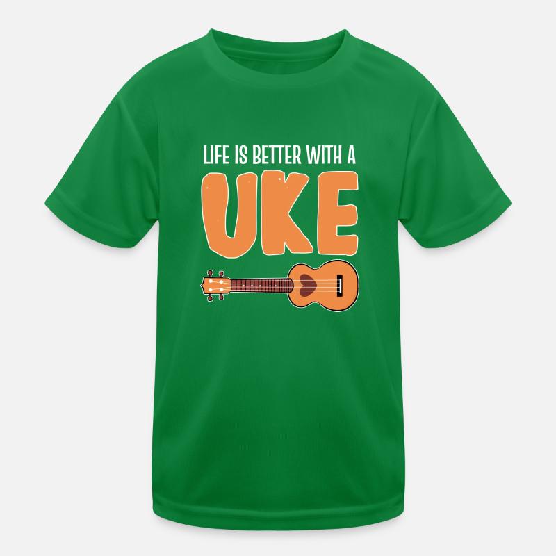 ukulele Kids Functional T-Shirt