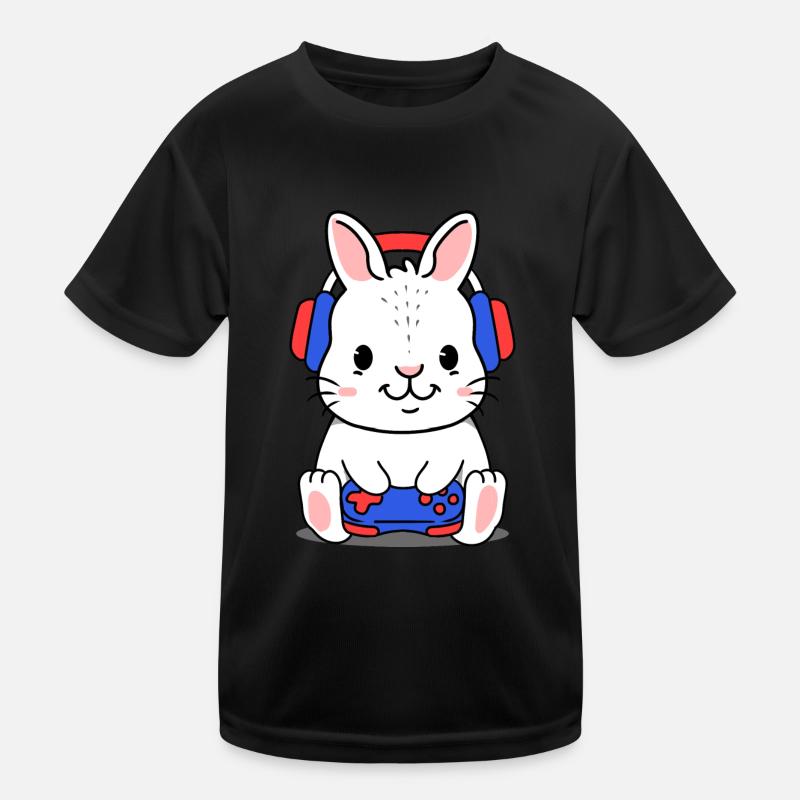 Rabbit Gambles Kids Functional T-Shirt