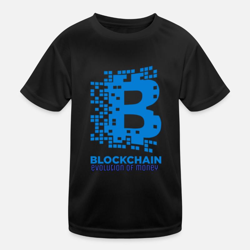 Evolution of money T-shirt sport Enfant