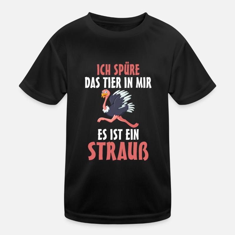 Strauß Kinder Funktions-T-Shirt
