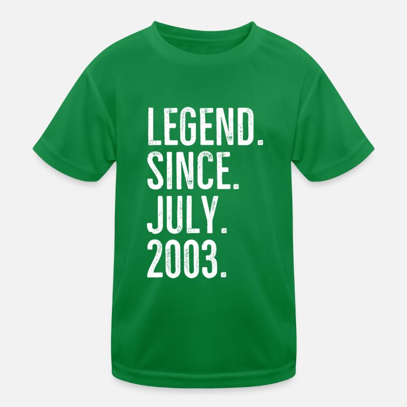 Legende seit Juli 2003 Kinder Funktions-T-Shirt