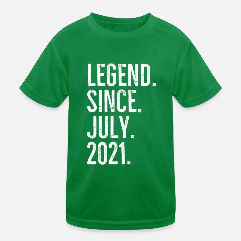 Legend Since July 2021 Kids Functional T-Shirt