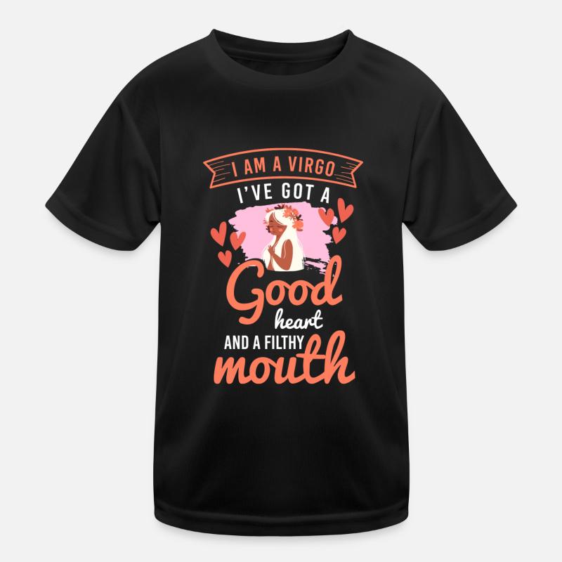 Virgo Qualities Superstition Kids Functional T-Shirt