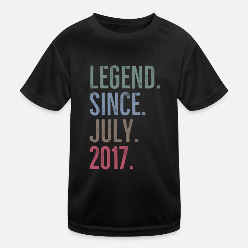 Legend Since July 2017 Kids Functional T-Shirt