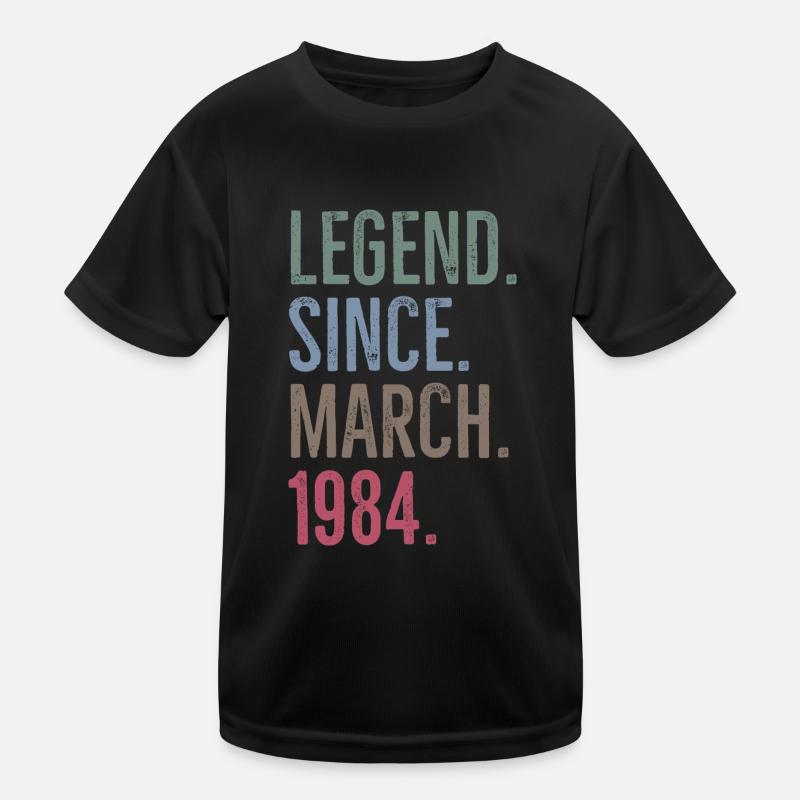 Legende seit März 1984 Kinder Funktions-T-Shirt