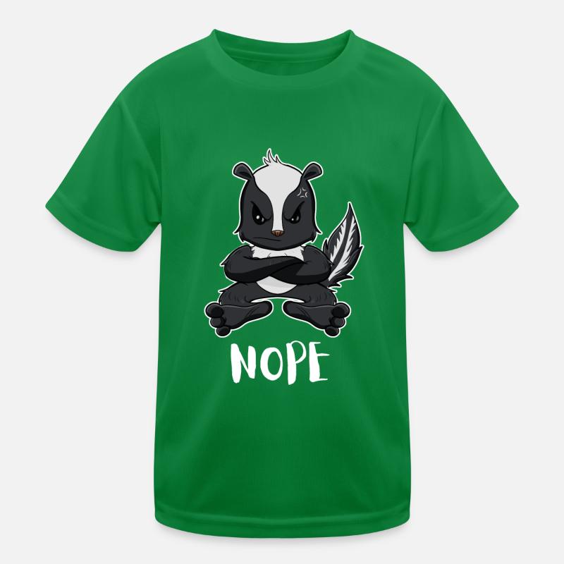 Non Drôle Paresseux Skunk T-shirt sport Enfant