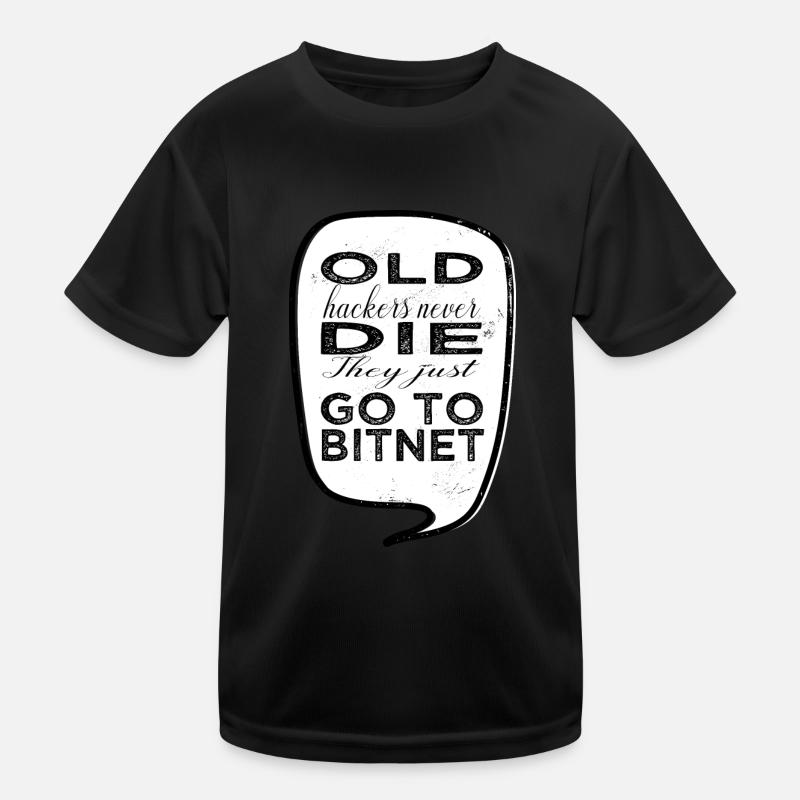 joke glitch computer humour hacking funny bio hack Kids Functional T-Shirt