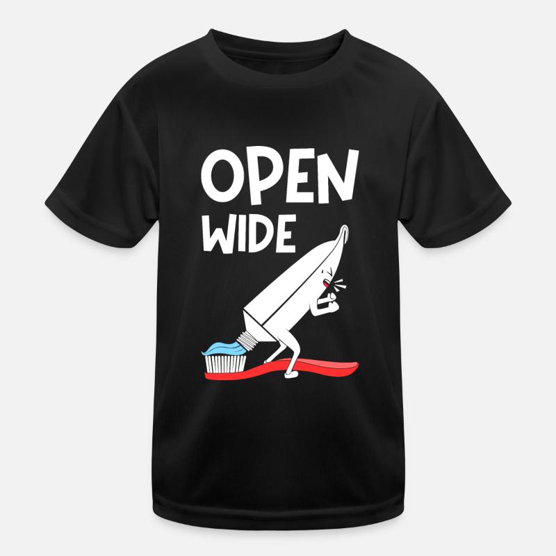 Open Wide Kinder Funktions-T-Shirt