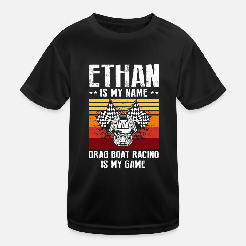 Conception de bateaux de course pour les courses de dragsters T-shirt sport Enfant