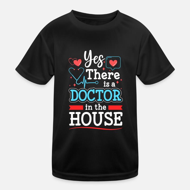 Doktor Student Schmerz Kinder Funktions-T-Shirt