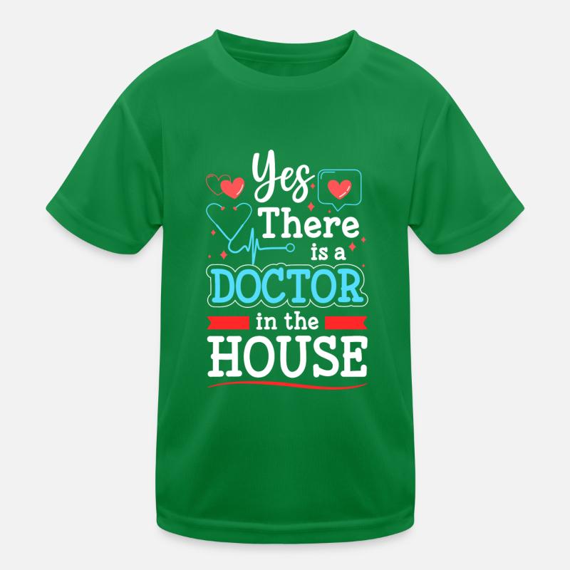 Doktor Student Schmerz Kinder Funktions-T-Shirt